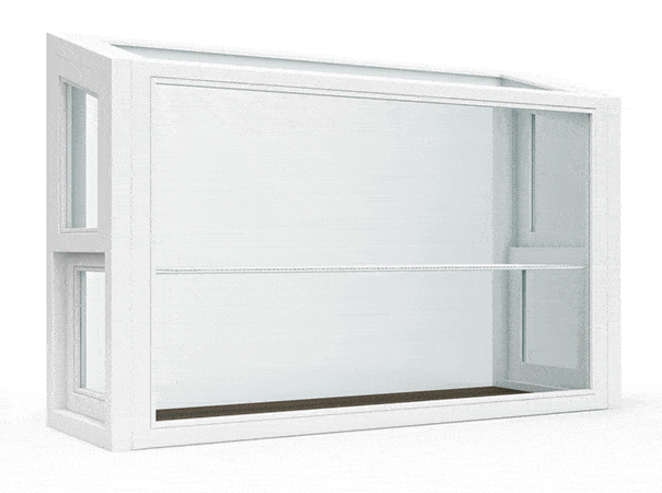 Garden window operation demonstration