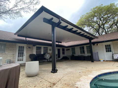 Patio cover built for an Austin home, photo 1