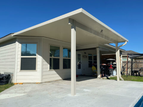 Patio cover built for an Austin home, photo 4