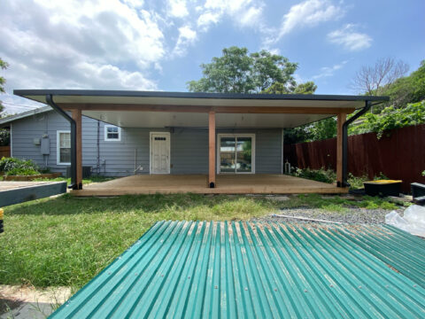 Patio cover built for an Austin home, photo 8