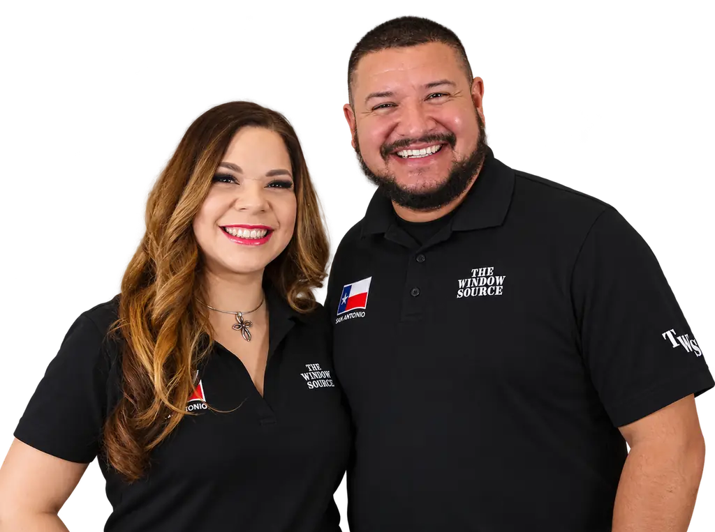 Erica and Moses Torres, owners of The Window Source of Austin